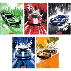 Zeszyt A5 Fast Car 32k. 70g krata Herlitz (400196836)