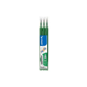 Wkład do pióra kulkowego Frixion wkład zielony 0,35mm Pilot (BLS-FR7-G-S3)