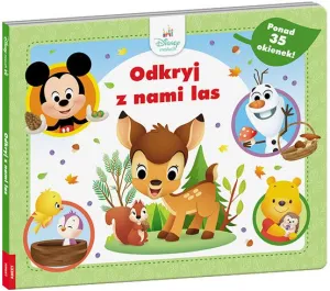 Książeczka edukacyjna Disney Maluch. Odkryj z nami las. Ameet (ok 9202)