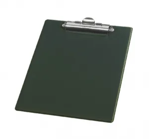 Deska z klipem (podkład do pisania) Panta Plast A4 - zielona 210mm x 297mm