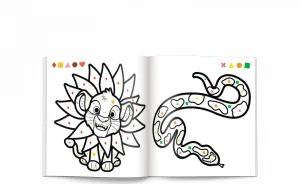 Książka dla dzieci DISNEY MALUCH. KOLORUJ WEDŁUG KODU Ameet (COLO 9202)