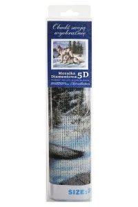 Zestaw kreatywny Diamentowa mozaika 30x40cm Wilki Flamingo Line (TSGK70871)