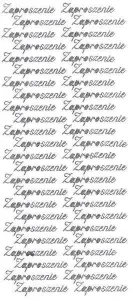 Naklejka (nalepka) Zaproszenie srebrne Farro (004)