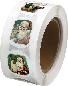 Naklejka (nalepka) Craft-Fun Series Mikołaj vintage naklejki na rolce Titanum (25YQ-010)
