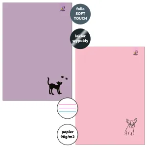 Zeszyt A4 32k. trzy linie Ev-corp (ZA432LAS2)