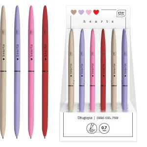 Długopis 0 5902277327130 wkład niebieski Interdruk (SLIM HEARTS)