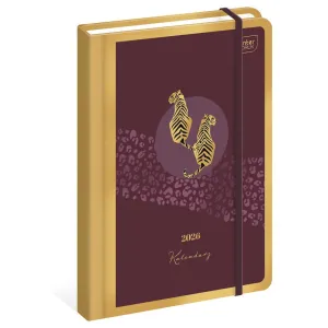 Kalendarz książkowy (terminarz) METAL. satin B6 Interdruk (192 strony)