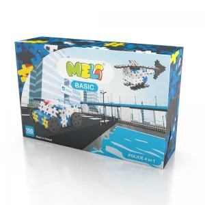 Klocki plastikowe Basic policja 4w1 Meli (50105)