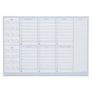 Podkład na biurko Panta Plast - szary 330mm x 470mm (0318-0001-99)