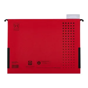 Teczka zawieszkowa A4 Chic Ultimate z płóciennymi bokami czerwony karton 230g Elba (100552105)