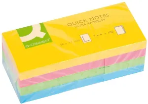 Notes samoprzylepny (karteczki) mix 100k [mm:] 38x51 Q-Connect (KF02516)
