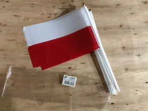 Flaga Polski, mała, do ręki Adar (372535)