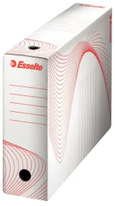 Pudło archiwizacyjne Esselte Boxy 100 A4 - biały 245mm x 100mm x 345mm (128201)