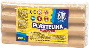 Plastelina 1 kol. cielista 500g Astra