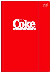 Teczka kartonowa na gumkę COCA COLA HYBRID A4 mix Interdruk