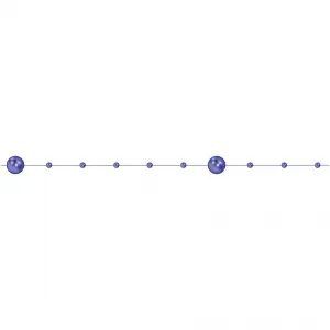 Perełki Titanum Craft-Fun Series na żyłce niebieski (D-11)