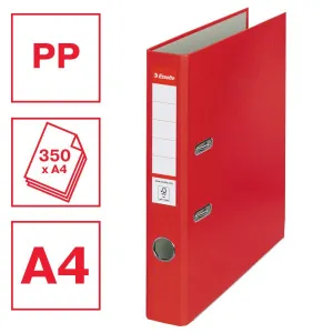 Segregator dźwigniowy Ekonomiczny A4 50mm czerwony Esselte (81193)