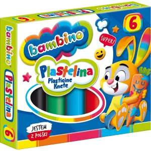 Plastelina 6 kol. BAMBINO mix St.Majewski