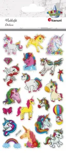 Naklejka (nalepka) Titanum Craft-Fun Series Jednorożce wypukłe (JN-U05)