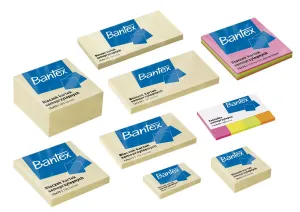 Notes samoprzylepny Bantex żółty 100k 125mm x 75mm (400086388)
