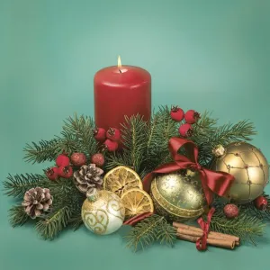 Serwetki Pol-mak gwiazdka - mix 330mm x 330mm (Sd GW)