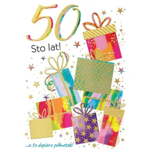 Kartka składana Karnet A5  50 prezenty A5 Henry (5905701484072)