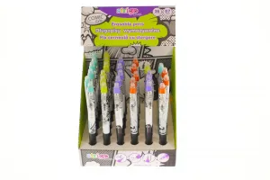 Długopis Comic żelowy automatyczny wkład niebieski 0,7mm Strigo (SSC458)