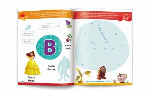 Książka dla dzieci Disney Uczy. Disney Księżniczka. B jak Bella Ameet (UAL 9301)