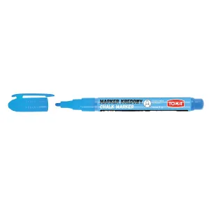Marker specjalistyczny Toma kredowy, niebieski 1,5mm okrągła końcówka
