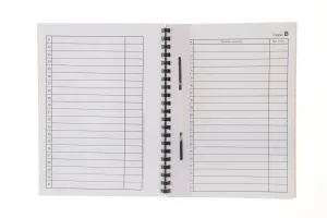 Teczka do akt osobowych A4 ABCDE czarny papier Warta (339-095)