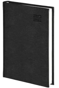 Kalendarz książkowy (terminarz) 400 STRON CZARNY ALUMINIUM STANDARD A4 Wokół Nas (237 A4DB)