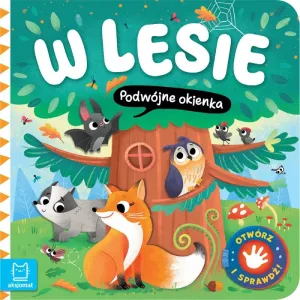 Książka dla dzieci W lesie. Otwórz i sprawdź! Aksjomat