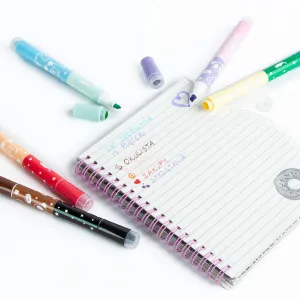 Flamaster Dwustronne ze stempelkami 10 kol. Kidea (DFSZK10KKA)