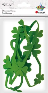Ozdoba filcowa Craft-Fun Series wisząca 90 cm koniczyny Titanum (20CR0312-50)