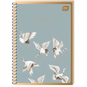 Kołozeszyt (kołonotatnik) B5 100k. 70g krata Interdruk (KOŁOZB5100MET)