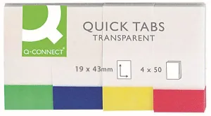 Zakładki indeksujące 200k [mm:] 19x43 Q-Connect (KF01225)