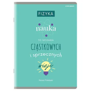 Zeszyt TOP-2000 fizyka A5 60k. 80g krata 150mm x 210mm (400160589)