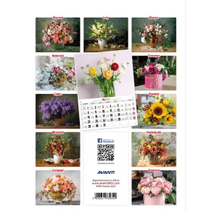 Kalendarz ścienny Avanti wieloplanszowy 230mm x 320mm (5901769620056)