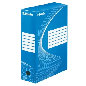 Pudło archiwizacyjne A4 Boxy 100 niebieski karton [mm:] 245x100x 345 Esselte (128421)