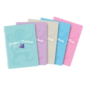 Zeszyt Oxford CAMPUS PASTEL A5 60k. 90g krata 150mm x 210mm (400160109)