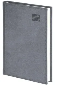 Kalendarz książkowy (terminarz) 400 STRON SREBRNY ALUMINIUM STANDARD A4 Wokół Nas (237 A4DB)