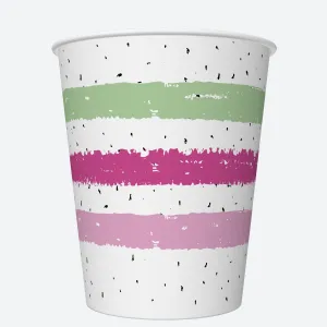 Kubek jednorazowy daisy papier 250ml Pol-mak (01)