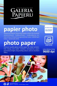 Papier foto gloss 240g [mm:] 100x150 Galeria Papieru (261350)
