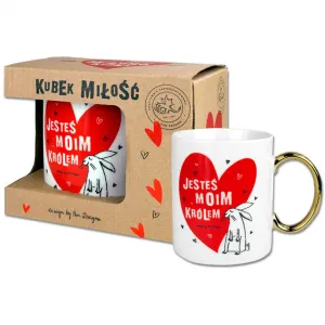 Kubek Pan Dragon termiczny miłość - król (5901854934181)