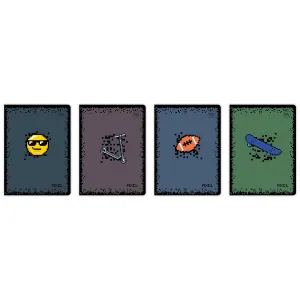 Zeszyt PIXEL A5 16k. 70g krata Interdruk (ZE16KFK)