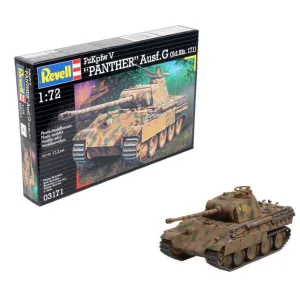 Model do sklejania Panzerkampfwagen V Panther - niemiecki czołg średni z okresu II wojny światowej Revell (03171)