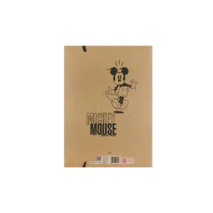 Teczka kartonowa na gumkę Beniamin Mickey Mouse A4 kolor: szara 300g 234mm x 317mm
