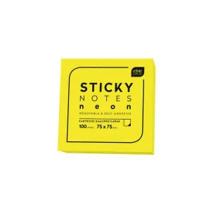 Notes samoprzylepny (karteczki) mix 100k [mm:] 75x75 Interdruk (IKARSAM100N)