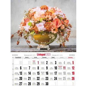 Kalendarz ścienny Avanti wieloplanszowy 230mm x 320mm (5901769620056)