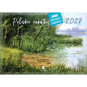 Kalendarz ścienny POLSKIE ZAKĄTKI 13-planszowe A4 280mm x 200mm Lucrum (RW6)